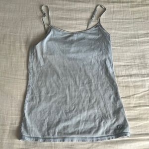 Girls, light blue justice spaghetti, strap top